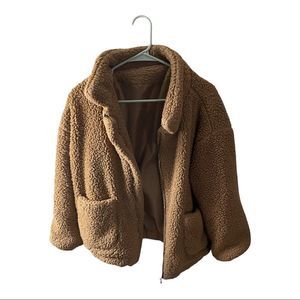 Light brown Sherpa Jacket